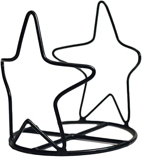 30+ Home Decor Ideas Featuring Star Candle Holders for Magical Nights 93 A Cheerful Giver Metal Candle Jar Holder - Black Star Candle Jar Holder ...