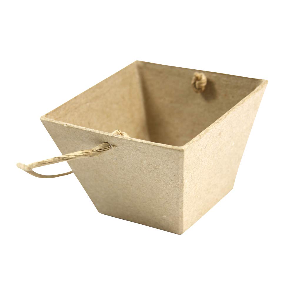Décopatch - Ref AC385O - Egg Basket - Papier Maché Object to Decorate - 8 x 8 x 6cm - Decorate with Décopatch Papers & PaperPatch Glue, Glitter, Paints