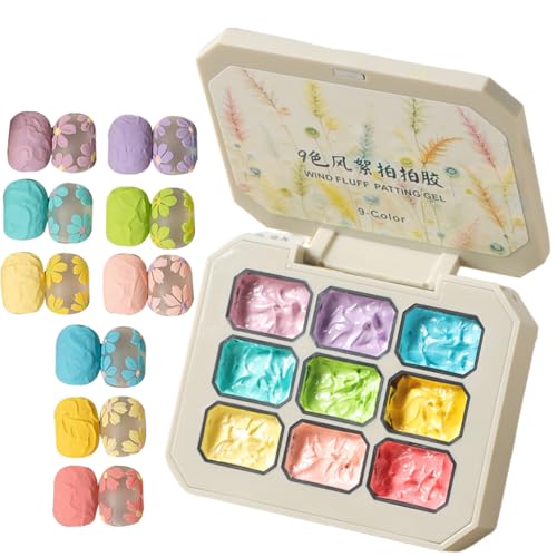 Gel Polish - Arco iris Solid Beauty Care Sponge Pat Manicure Art, ampliamente aplicada | Creación precisa del modelo 3D, alcanza incluso la base base de gel, disfruta del acabado resistente al s