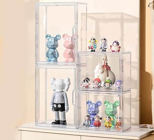 Boite de rangement transparente pour figurines et vitrine acrylique de salon modulable - 8