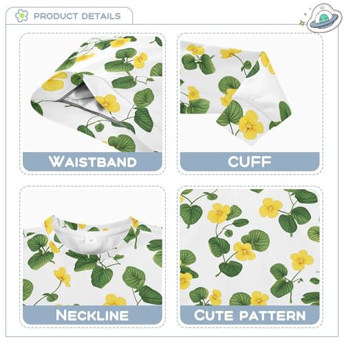 JUNZAN Cute Callistephus White Kids Boys Sweatshirt Hoodie Long Sleeve Sweatshirt With Hoodie Party 4T3