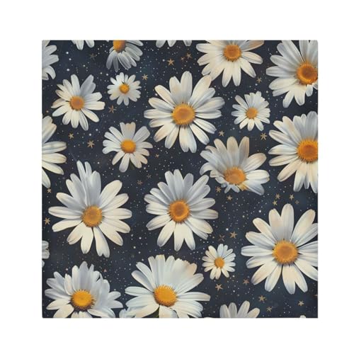 Servilletas de Tela con Patrón de Flores Multicolor x6 miniatura 1