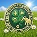 Four Leaf Clover Lucky Charms Coin – Double-Sided Lucky Coin Featuring Four Leaf Clover on One Side & Elephant with Lucky Symbols on The Other Perfect Good Luck Gift (A)