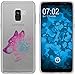Produktbild PhoneNatic Case kompatibel mit Samsung Galaxy A8 (2018) EU Version Silikon-Hülle Floral Wolf M3-6