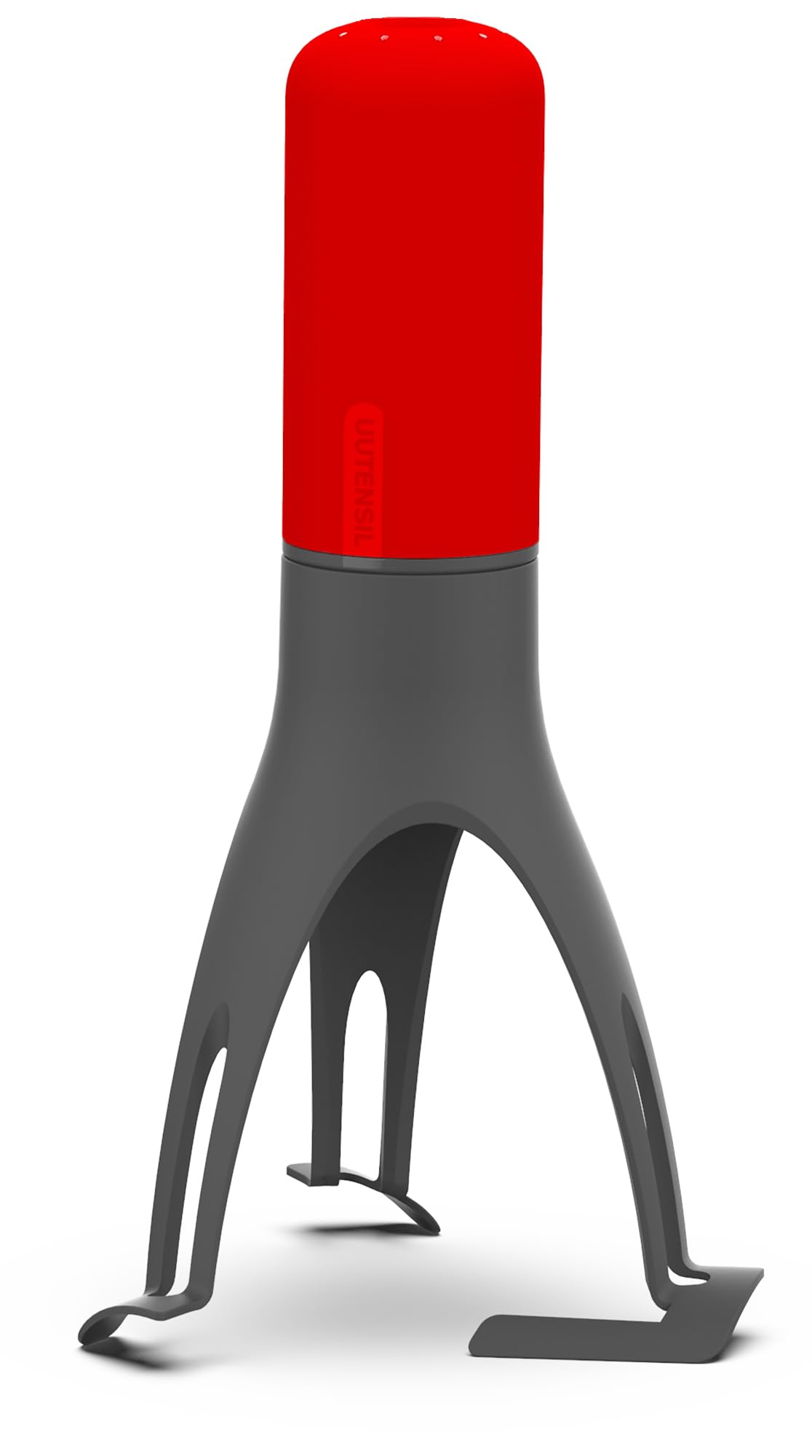 Uutensil Stirr Plus - The Unique Automatic Pan Stirrer with Timer - Rechargeable USB Stand - Red
