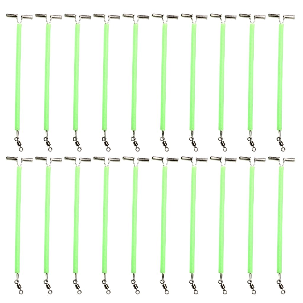 NLAIOUSL 20Pcs/Set Tube Fishing with Rolling Swivels 3 Way Arm Connector Fishing Line Making Tackle