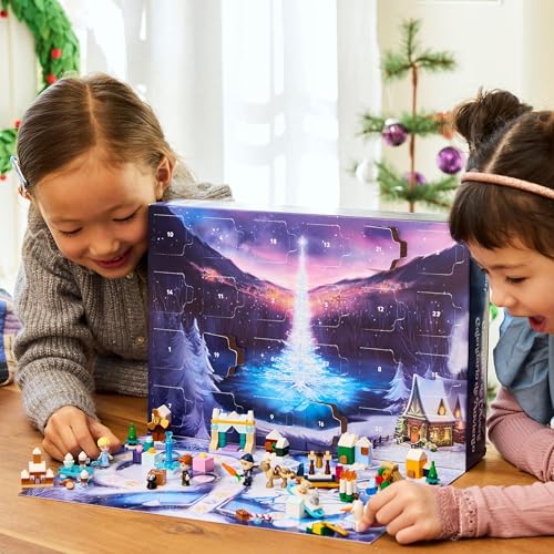 | Disney Frozen Calendario dell'Avvento 2025 - Gioco da Principessa da Costruire per Bambine e Bambini da 5 Anni - 24 Sorprese Natalizie come le Mini Bamboline di Anna e Elsa - Idea Regalo 43273 - Lego - Immagine 8