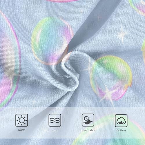 Drawn Colorful Soap Bubbles Panties for Girl Toddlers Underwear Floral Cotton Print Underpants Briefs 2t3