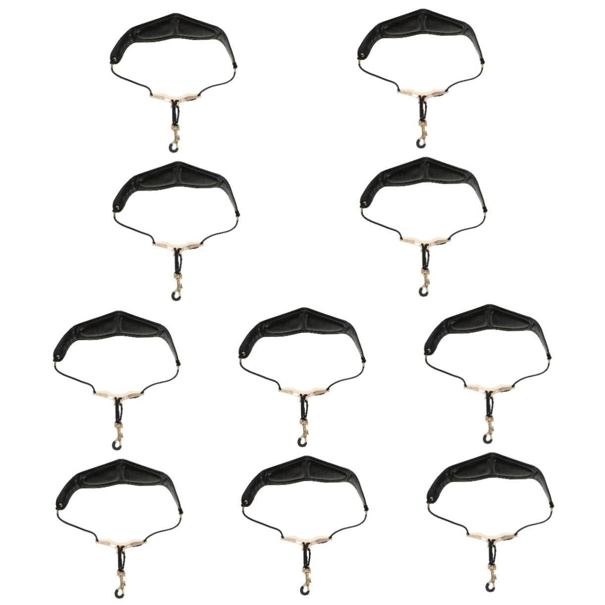 SUPVOX 10pezzi Cinghia Regolabile Per Saxofono Pelle Accessorio Pratico Per Sassofonisti Design Ergonomico e Resistente Riduce Lo Stress Sulla Spalla Facile Da Installare e Rimuovere