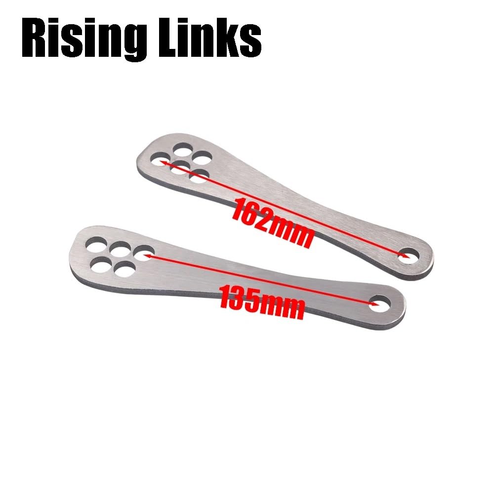 Bieletas de Descenso Ajuste para Suzuki DL650 v-Strom 650 XT DL650XT VStrom DL 650 Enlaces de elevación de Motocicleta Bieletas Descenso Trasero(Rising Link)