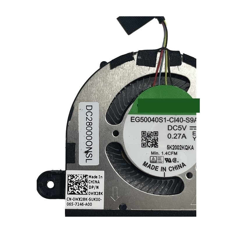 Ventilateur CPU et GPU pour Dell XPS 13 2020 dissipation thermique maximale - 3