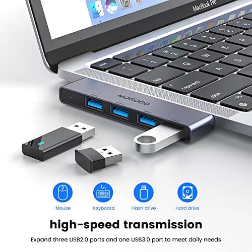 Usb C To Usb Hub 4 Ports,Mogood Usb C To Usb Hub Multiport Adapter,Usb C Splitter With Usb 3.0 Port,Usb Type C Docking Station For Macbook Pro/Air2020/2019,Surface Pro And More #TOP3