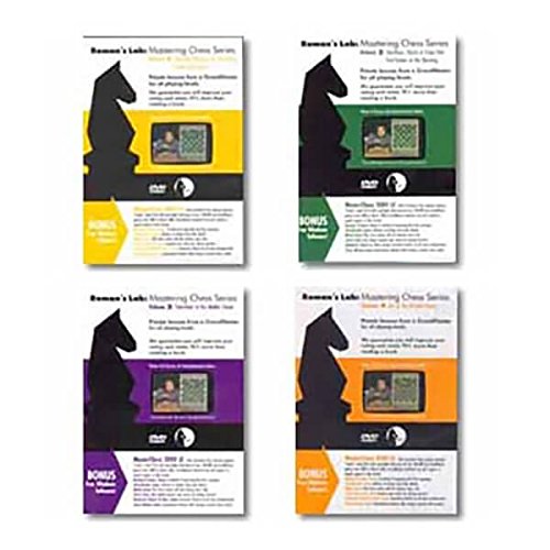 Complete Roman's Lab 'Mastering Chess' Series on DVD : Volumes 1-4 (4 DVDs)