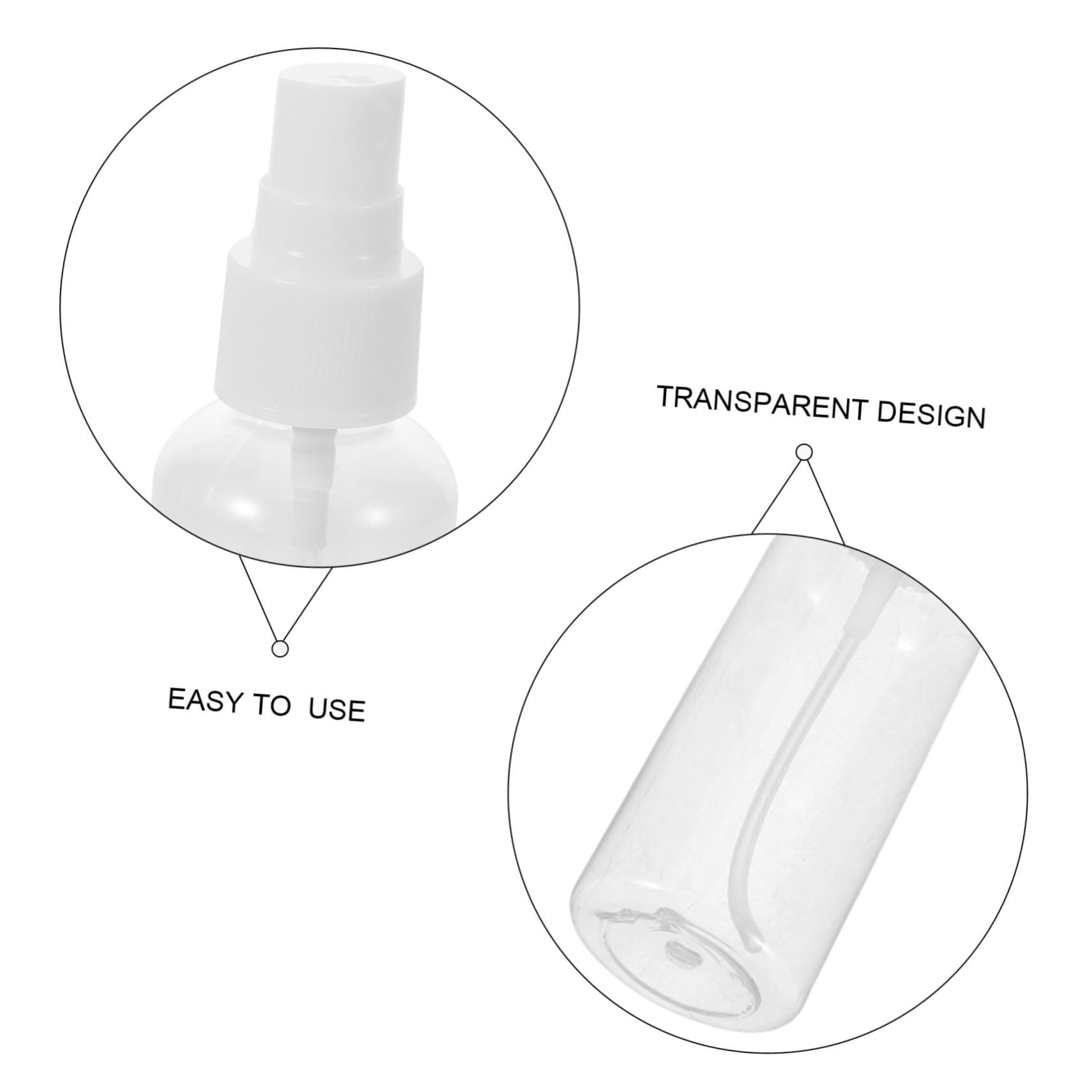 Anneome 100 Sztuk Szt Mini Spray Do Przezroczysty Atomizer z Drobną Mgiełką Wielofunkcyjny Przenośny Nieszczelny Wielokrotnego Użytku Idealny Do Podróży i Próbek Zapachów