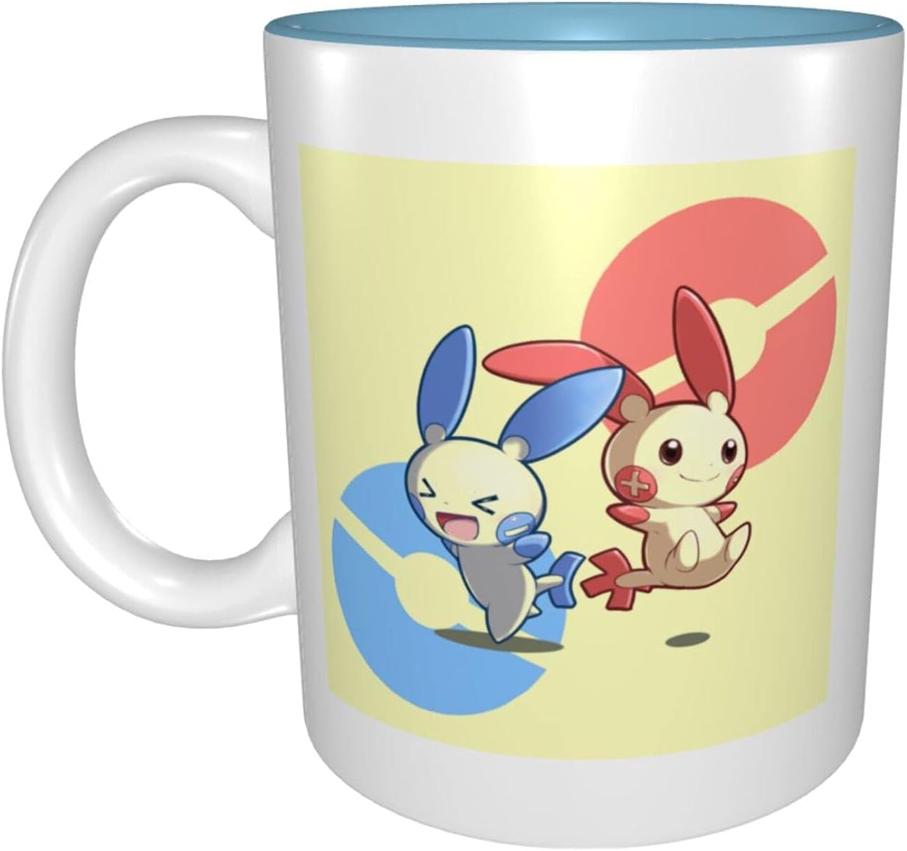 Amazon プラスル マイナン マグカップ デカマグ コーヒーカップ プレゼント おしゃれ 陶器 大きいマグカップ 330ml 食器 耐熱 耐冷 磁器 食洗機対応 Danesi Danesi ホーム キッチン 通販