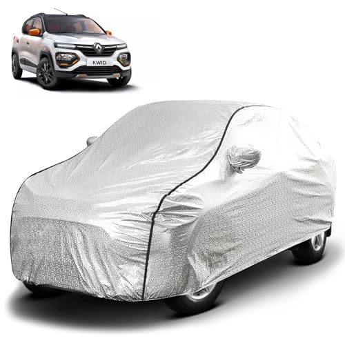 FABTEC Waterproof Car Body Cover for Renault Kwid with Mirror