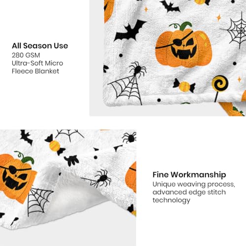 Image of Halloween Pumpkin Blanket, 40x60inches