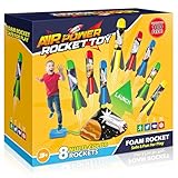 Anginne Raketen Spielzeug für Kinder, Outdoor Spielzeug ab 3 4 5 6 7 8 Jahre Junge Outdoor Spiele Garten Spielzeug für Draußen Kinderspielzeug ab 3-12 Jahre Ostergeschenke Kinder