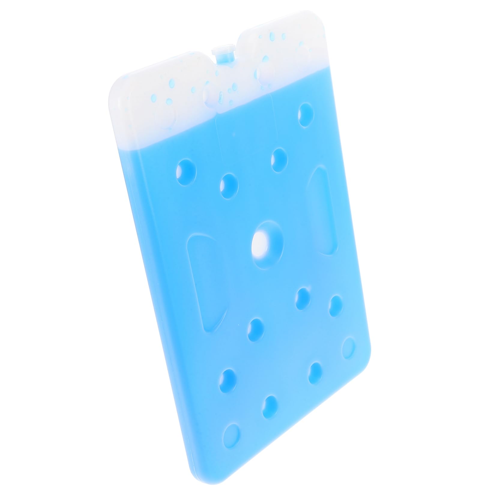 TOYANDONA Bloc de Glace Rigide Réutilisable pour Glacière 1500ml PE Bleu