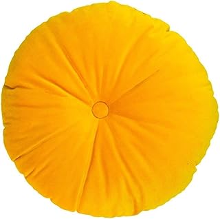 Planta cubierta de almohadas Cojín Puf cubierta decoración Ronda de terciopelo almohadilla de la silla cojín del asiento tatami Almohadas decorativas for sala de estar Sofá regalo calabaza Hombres / M