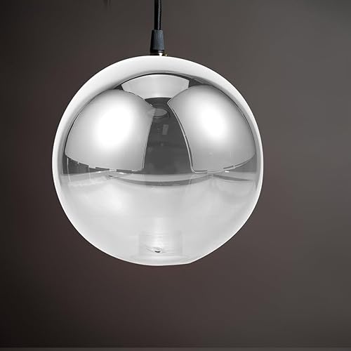 Miniatura 8 de Angoily Pantalla de lámpara de globo de vidrio para lámpara de luz, cubierta de pantalla de lámpara colgante, solo pantallas de luz, cubierta de