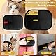 INQUIRLLY Static Removal Gloves Für Katzen und Hunde, Wiederverwendbare Handschuh Katzenhaare, Handschuh für Katzenhaare für die Pflege und Entfernung unerwünschter Haare (Rot und Gelb)
