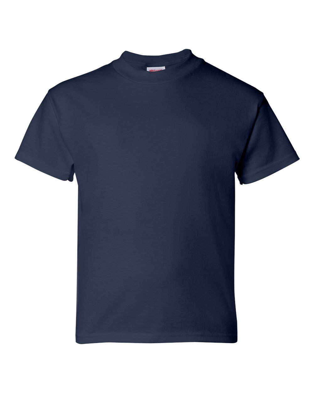 Hanes Big Boys' Comfortsoft T-Shirt (Pack of 6), Navy, Medium