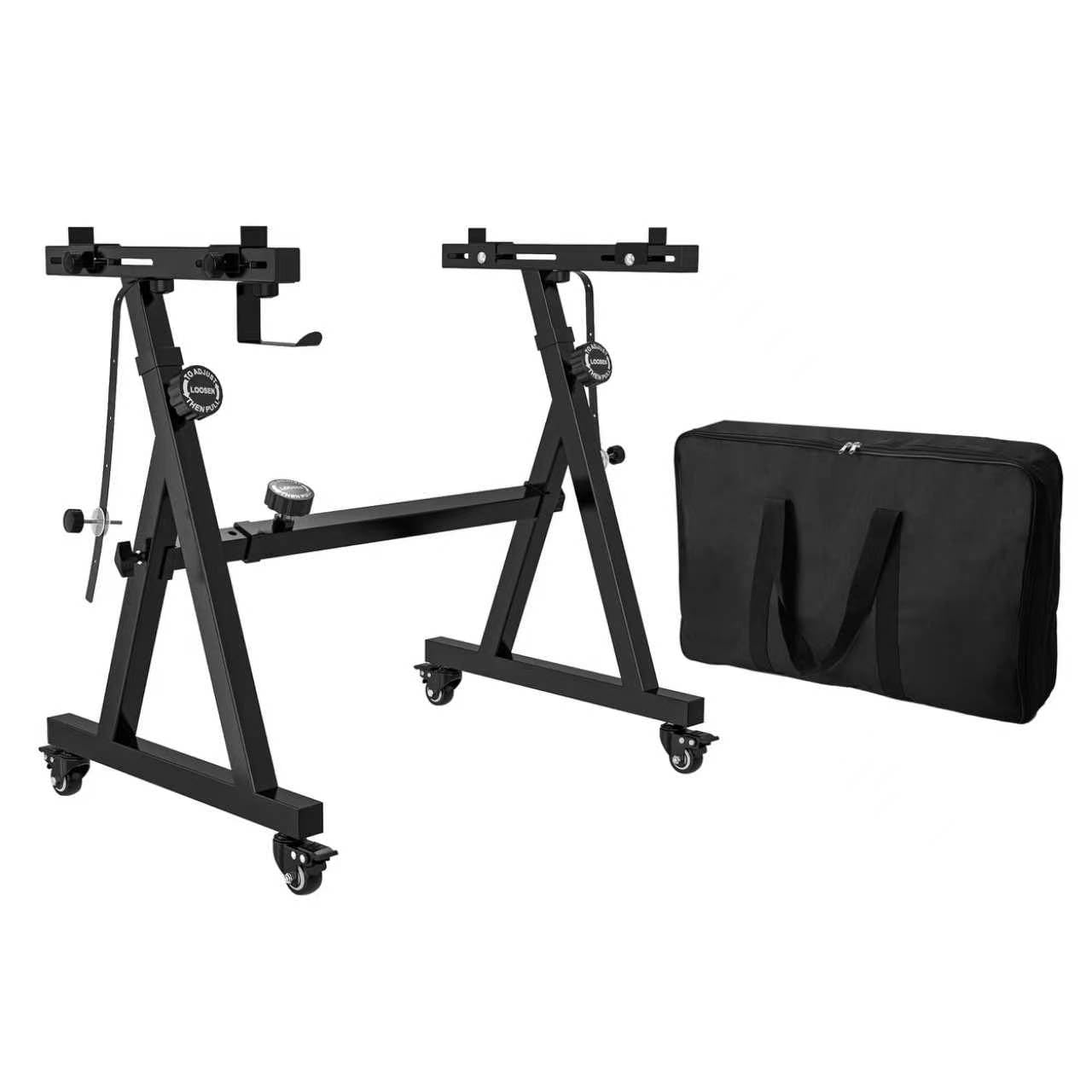 Universal Keyboard Stand with Carrying Bag, Z-style Heavy-Duty Piano Stand, Adjustable and Portable Piano Keyboard Stand for 61 and 88 Keys