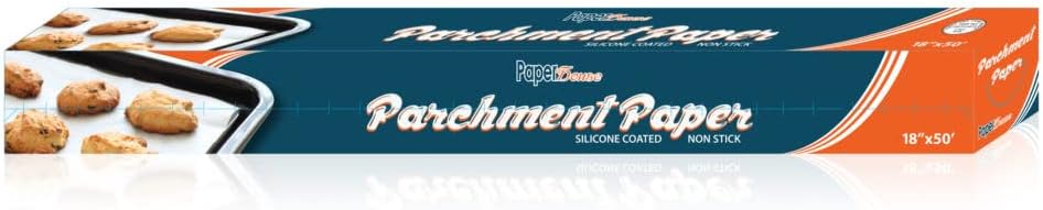 Parchment Paper Roll - 12 Inch x 600 Inches - Case Of 24, 24 Packs X 1 - For Baking, Cooking, Catering And Food Prep