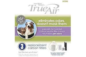 Hamilton Beach TrueAir Carbon Filter Replacement: Odor Elimination for Pet Owners