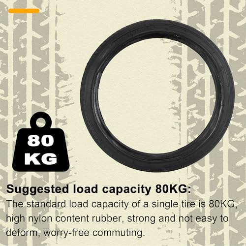 Ruhuo 2 Sets 18X2.125 Bike Tire And Tube, 18 Inch Kids Bike Tire Straight Stem With 2 Levers Compatible With Royalbaby Bmx Bike Joystar Balance Bike Road Bicycle Folding Bike thumb #2