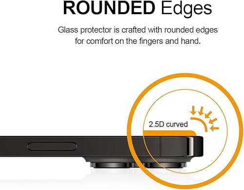 Miniatura 2 de Supershieldz (2 unidades) Diseñado para iPhone 14 Pro (6.1 pulgadas) + protector de pantalla de vidrio templado para lente de cámara, antiarañazos,