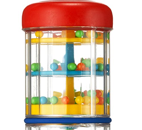 Rainmaker, Large Rainstick Rattle Toy 12 Inch Long, Color Noise Stick, Rainbow Grains Inside #TOP5