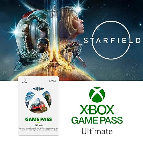 Suscripción Xbox Game Pass Ultimate - 3 Meses | Starfield disponible el día de su lanzamiento | Xbox & Windows 10/11 - Código de descarga