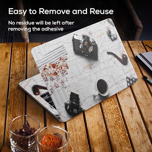 Image of Galaxsia Explore Full Body Vinyl Laptop Skin /Sticker /Cover Upto 15.6 Inches Laptops Laminated-Removable-HD Quality Compatible for Hp-Dell-Sony-Lenovo-Asus etc.(15x10 Inches)