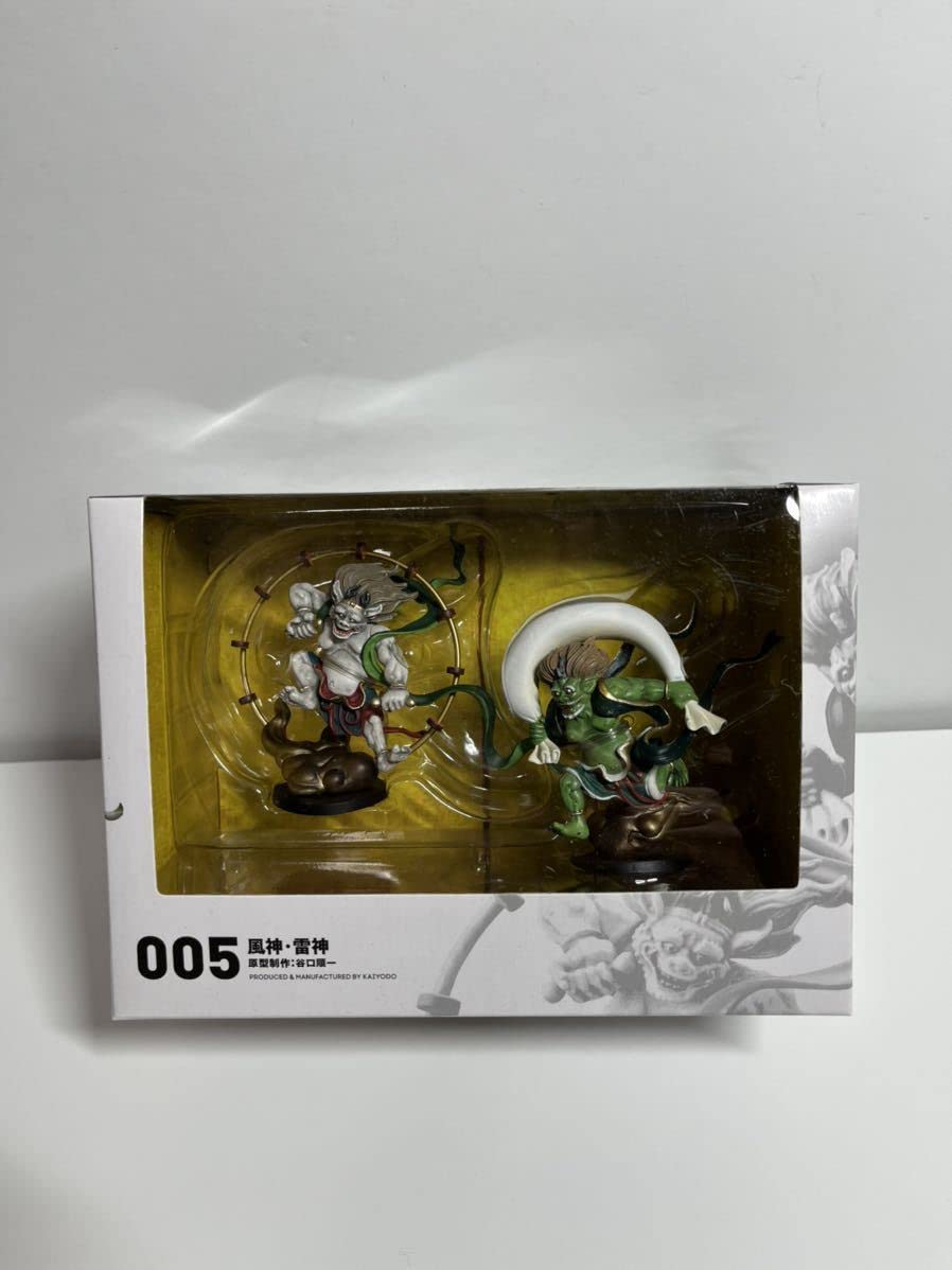 Amazon | miniQ ミニチュアキューブ 風神 雷神 フィギュア 海洋堂 鬼 