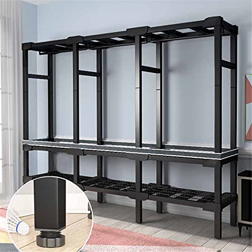 Armoire portable stable et ouverte meuble de rangement temporaire 175x125x45 cm
