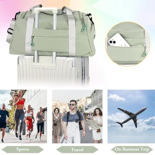 Image of PALAY Gym Bag Fashion Fitness Bag with Shoe Compartment Lightweight Duffle Shoulder Travel Multifunctional Travel Waterproof Day Pack Shoulder Yoga
