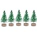 Produktbild Künstlicher Weihnachtsbaum Luxus Christbaum 5pcs Holz Sisal Mini- Weihnachtsbäume Gold Silber Künstlicher Weihnachtsbaum for Weihnachtsdekoration DIY Schnee Wald Villiage Props ( Color : 5cm green )