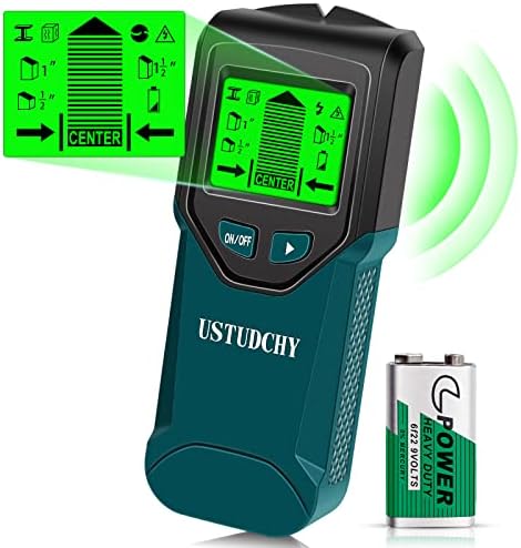 Stud Finder - 5 in 1 Electronic Stud Finder Wall Scanner, Stud Sensor with Digital LCD Display & Intelligent Microprocessor Chip, Beam Finders Wall Detector for Wood AC Wire Metal Studs Joist Pipe
