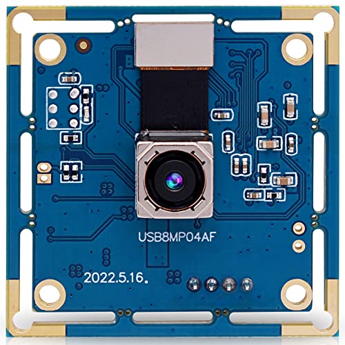 Webcamera_USB - Cámara USB de 8 MP con enfoque automático, cámara 4K Lightburn para grabador láser, mini cámara de PC para computadora, portátil, cámara de seguridad IMX179 USB IMX179 para Raspberry