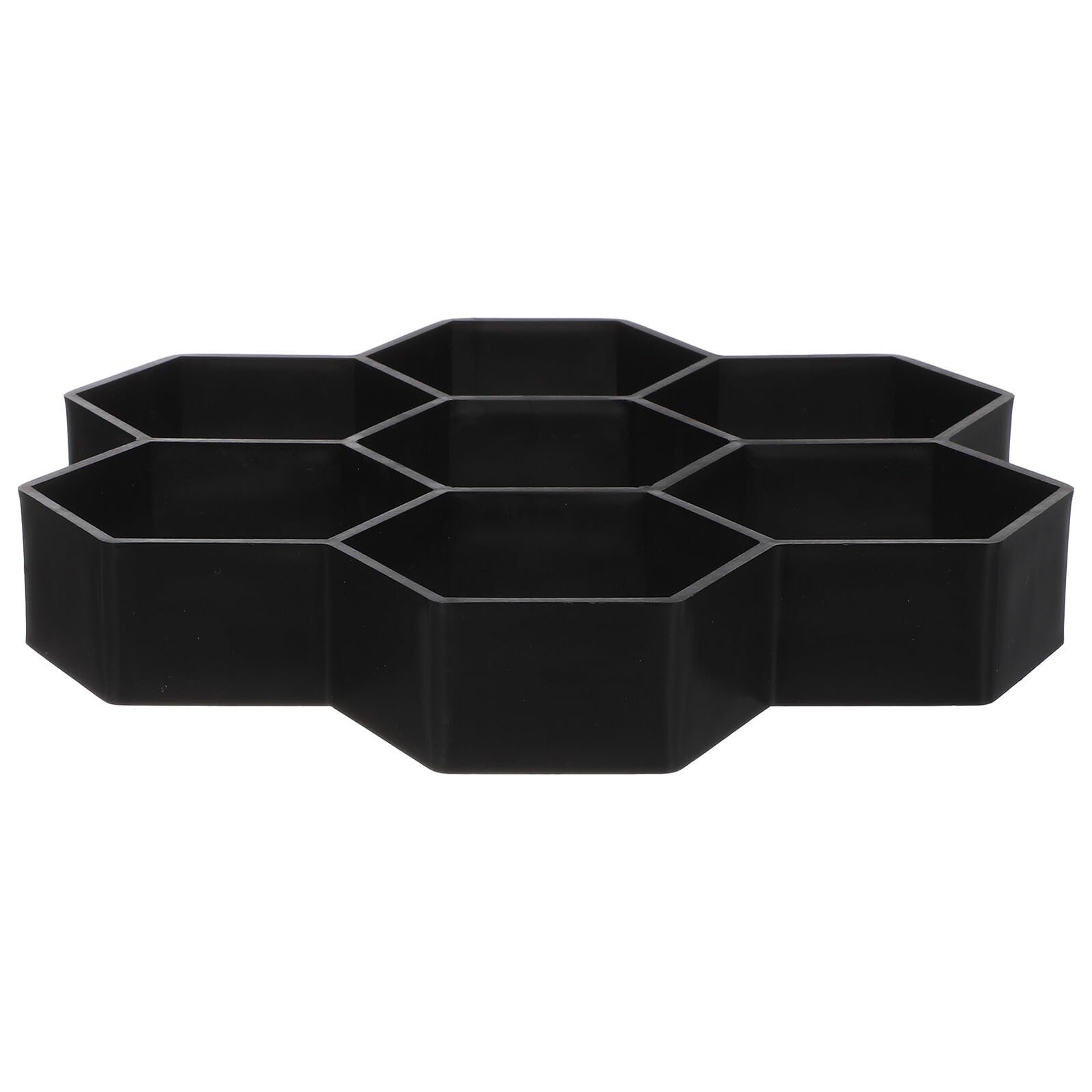 NUOBESTY Hexagon Garden Paving Concrete Mould for Creating Patios Easy to Use DIY Floor Mould Made of Sturdy Pp Material Suitable for Yards and Gardens