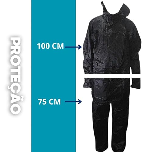 Capa para Motoqueiro em Poliéster (PVC) - Proteção e Conforto para Todo Clima