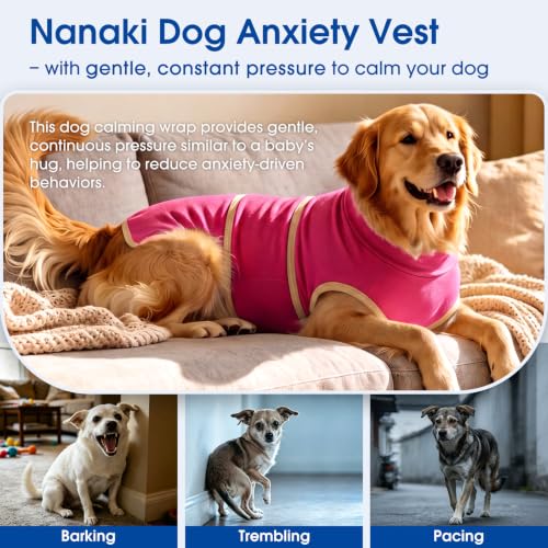 Image of Nanaki Snug Anxiety Compression Shirt for Dogs from Storms & Fireworks,S