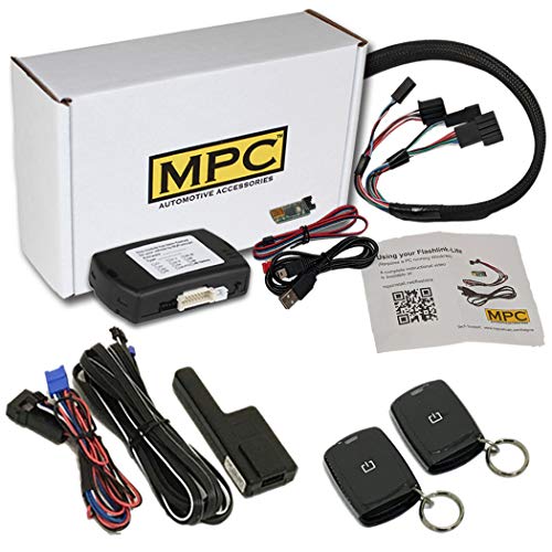 MPC Remote Start Compatible with 2015-2022 GMC Canyon Plugin T-Harness - (2) 1-Button Extended Range Remotes - Up to 800' Range - Only 1 Wire Connection Needed