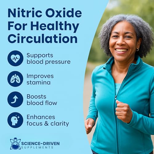 Image of Beet Root Supplement | Nitric Oxide for Energy, Circulation & Heart Health - Supports Stamina, Oxygen Flow & Brain Clarity | Vegan, Non-GMO | OxyBoost (60 Capsules)