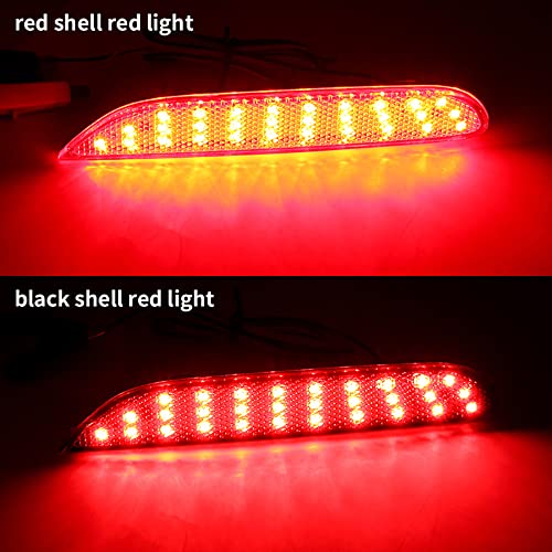 Lâmpada De Neblina Traseira 2 Peças Led Pára Choques Refletor Luzes Freio Traseiro Para Infiniti Q50