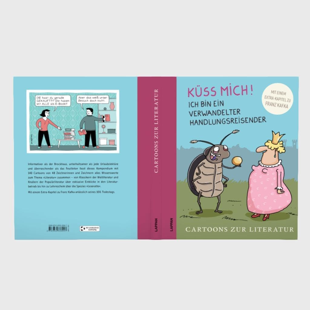 Cartoons zur Literatur: Ernsthafte Dichtung in lustigen Bildern