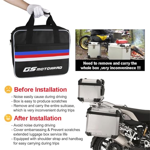 Sacoche de selle extensible pour moto avec volume variable et étanche