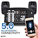 Gemini Portable PA System with Stands, Bluetooth, 600W Powered System with 6-Channel Mixer, Dual 10